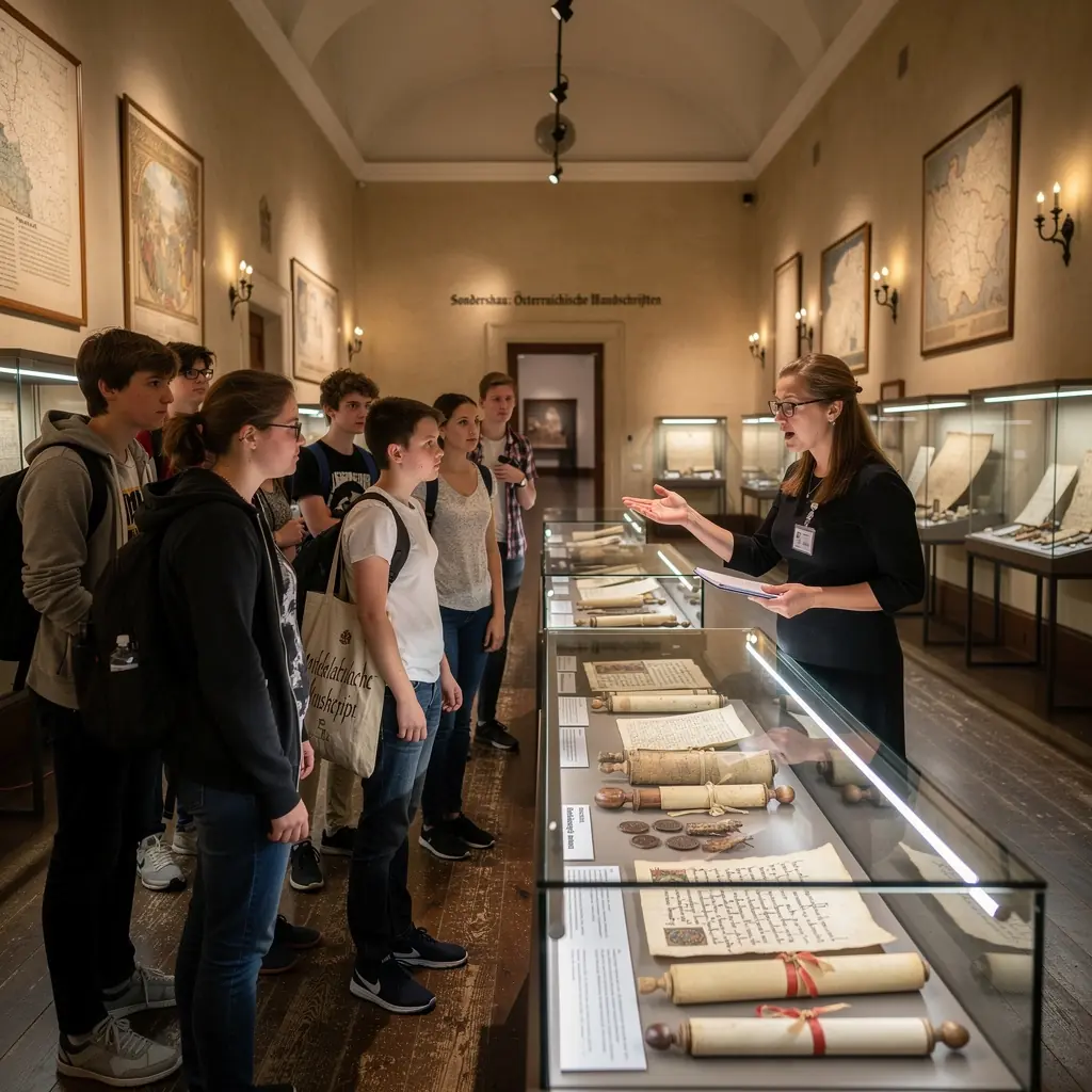 Seltene Erstausgabe eines klassischen Romans, umgeben von Vintage-Sammelobjekten und antiken Schreibutensilien.